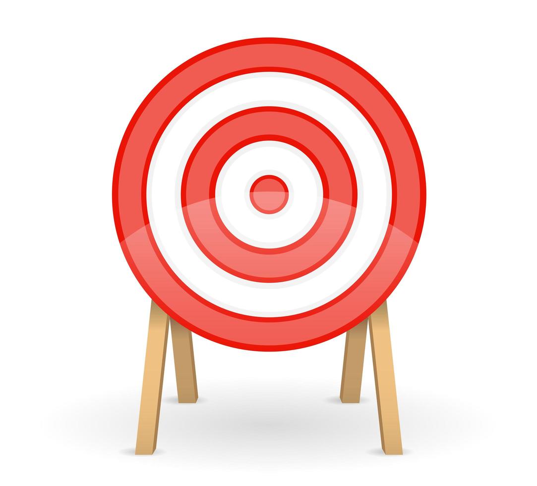 Target for shooting arrows vector