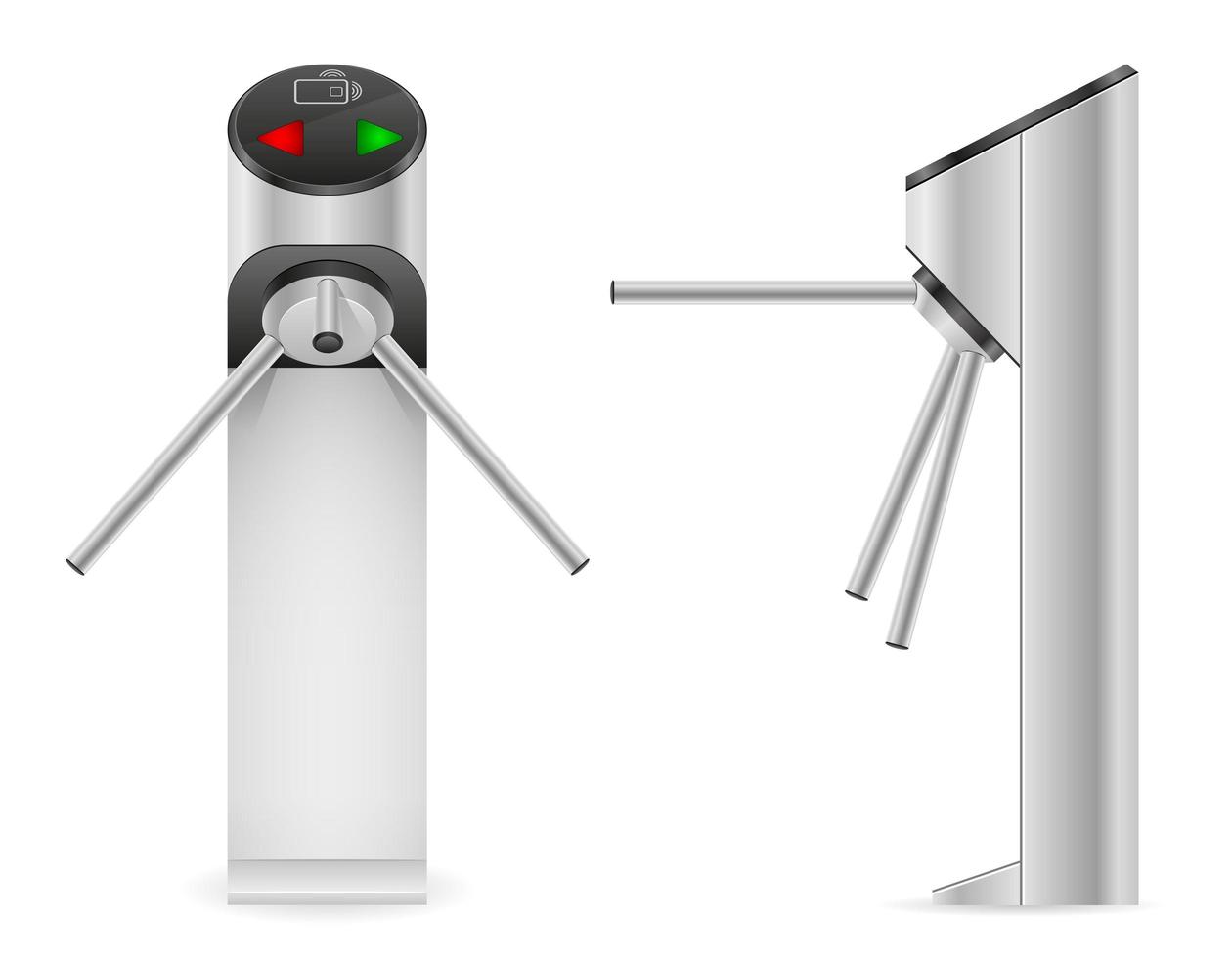 torniquete de metal vector