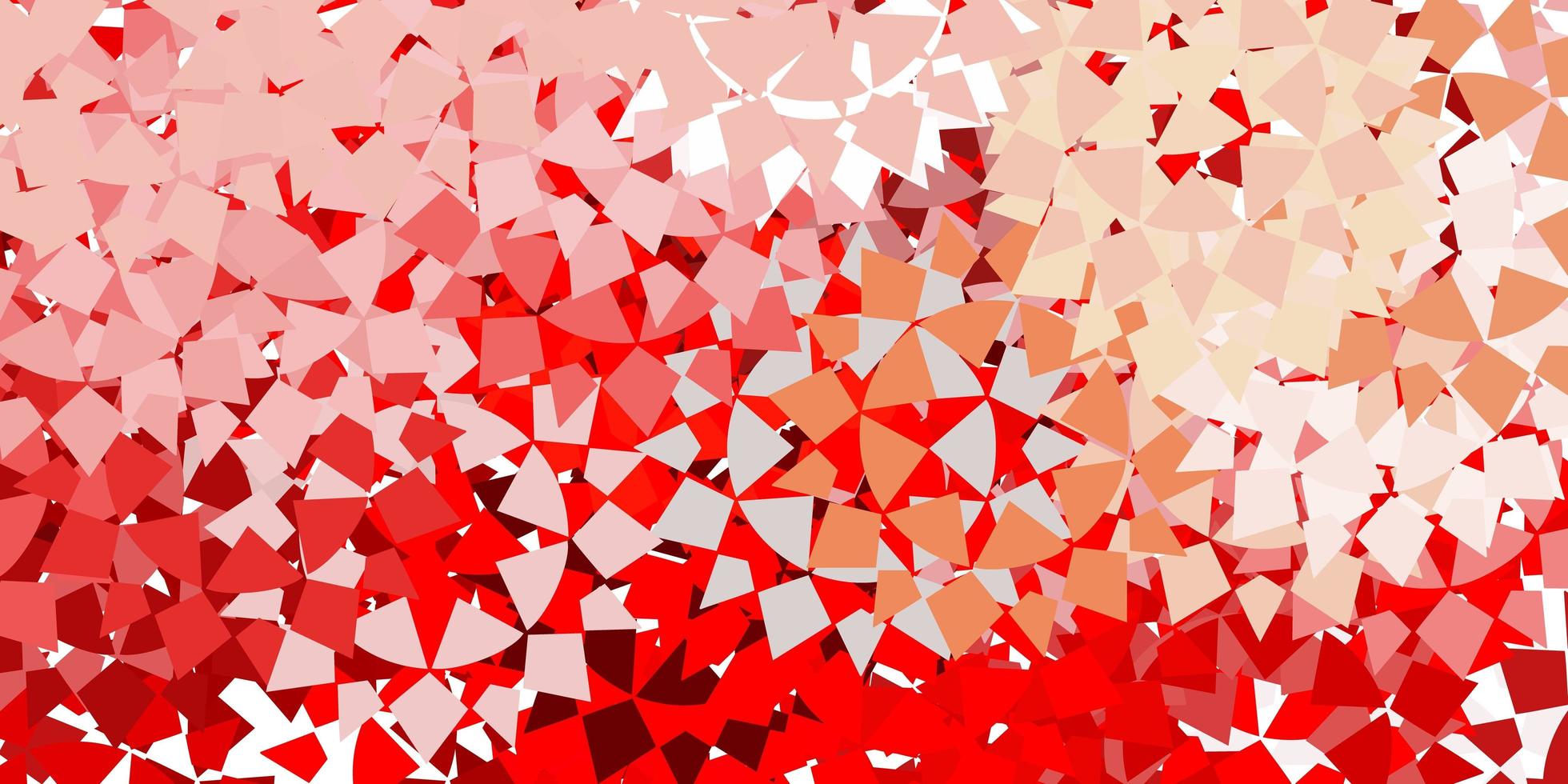 textura roja con estilo triangular. vector