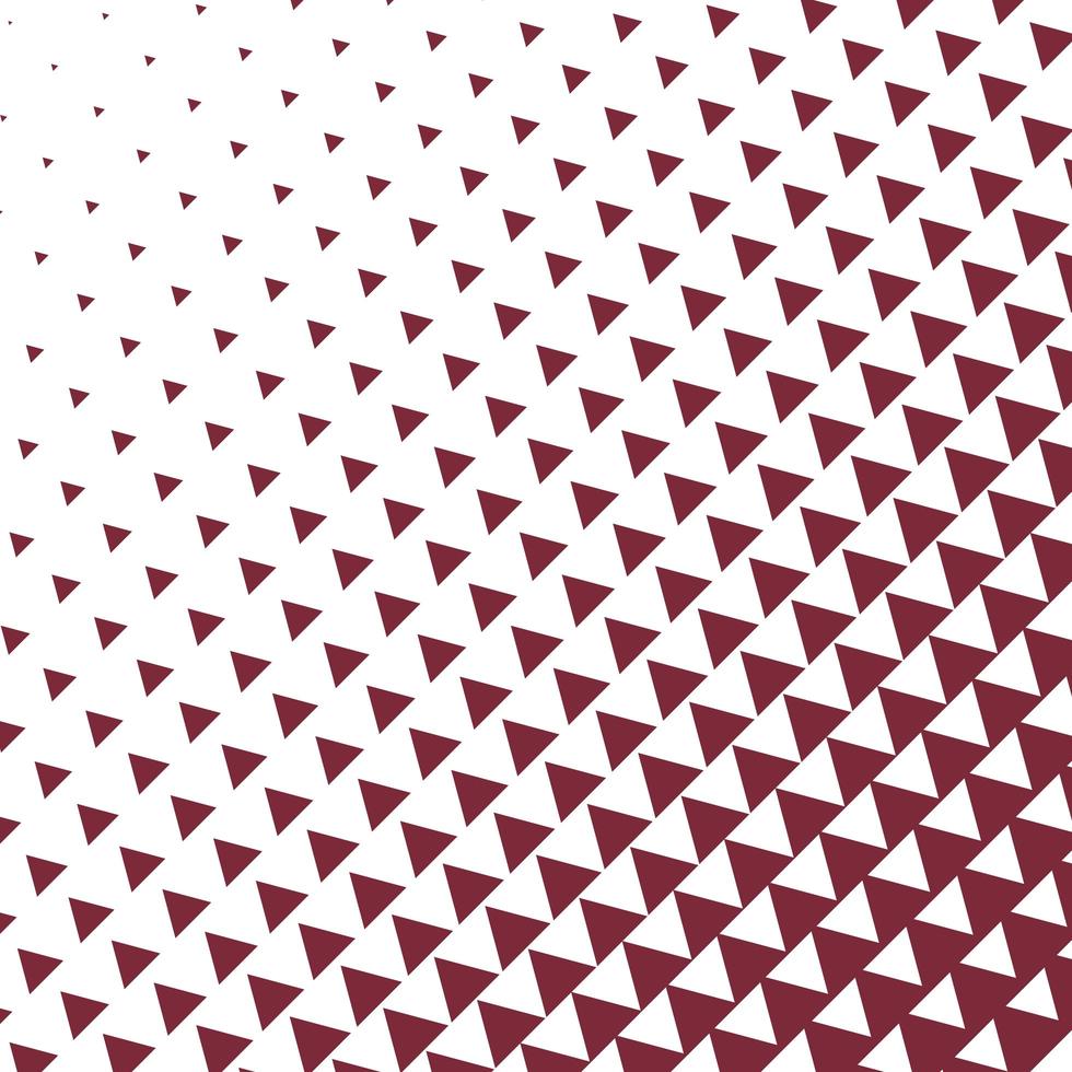 Red triangle pattern background design vector