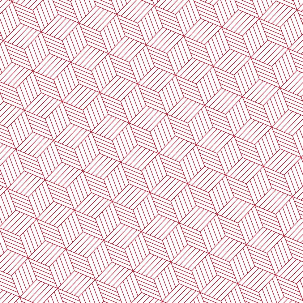 Red pattern background design vector
