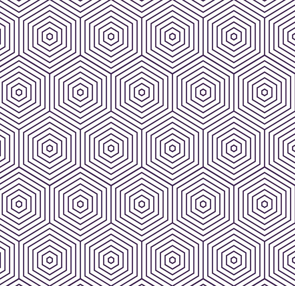 Blue hexagon and pattern background design vector