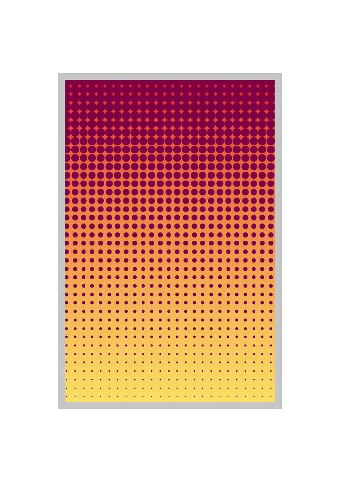 Pink red and yellow gradient and pointed background vector