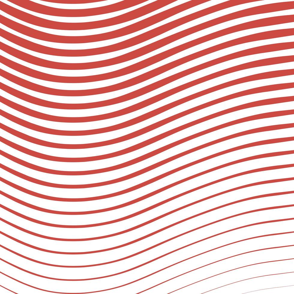 Red striped background design vector