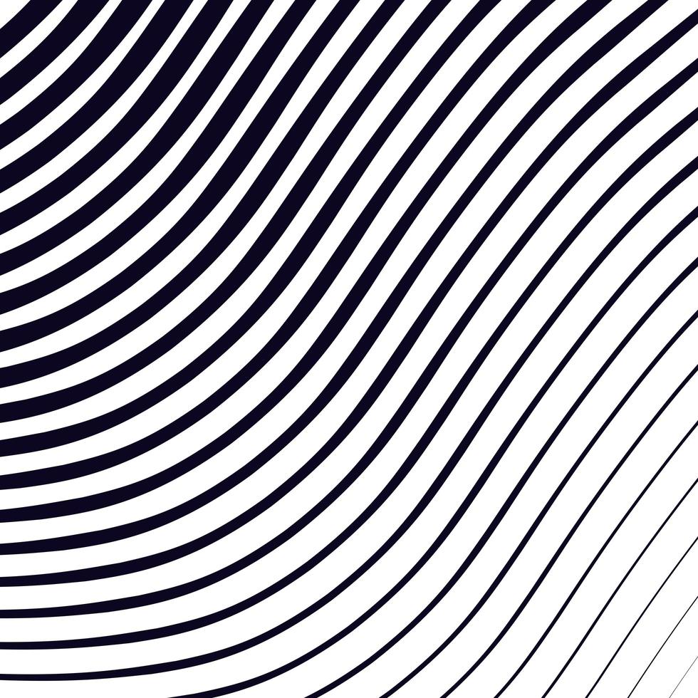 Blue striped background design vector