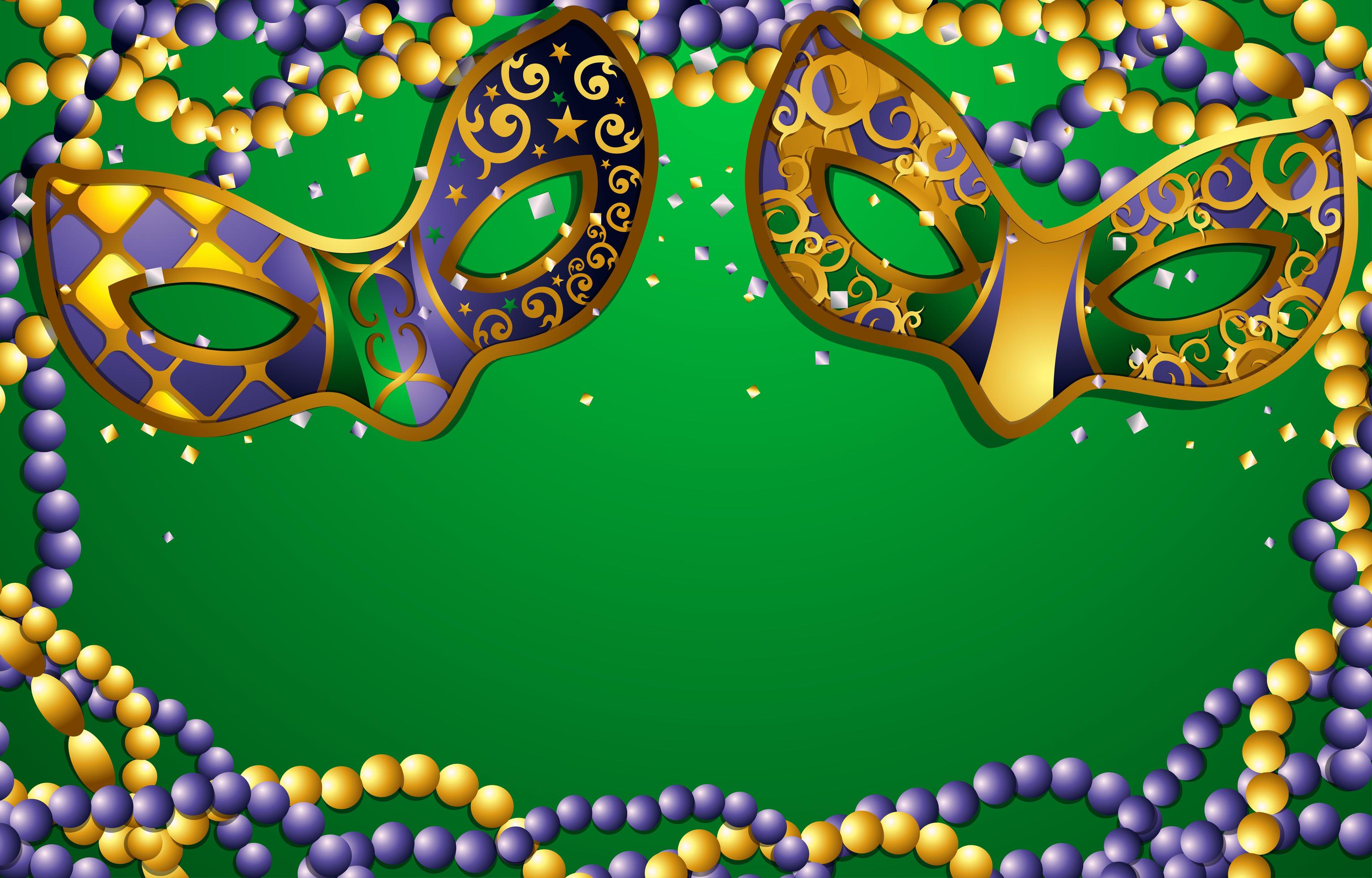 Mask and Beads Background 1762328 Vector Art at Vecteezy