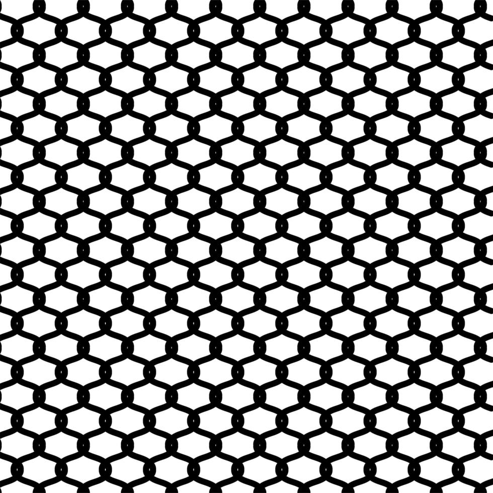 Background black and white ovals pattern design vector