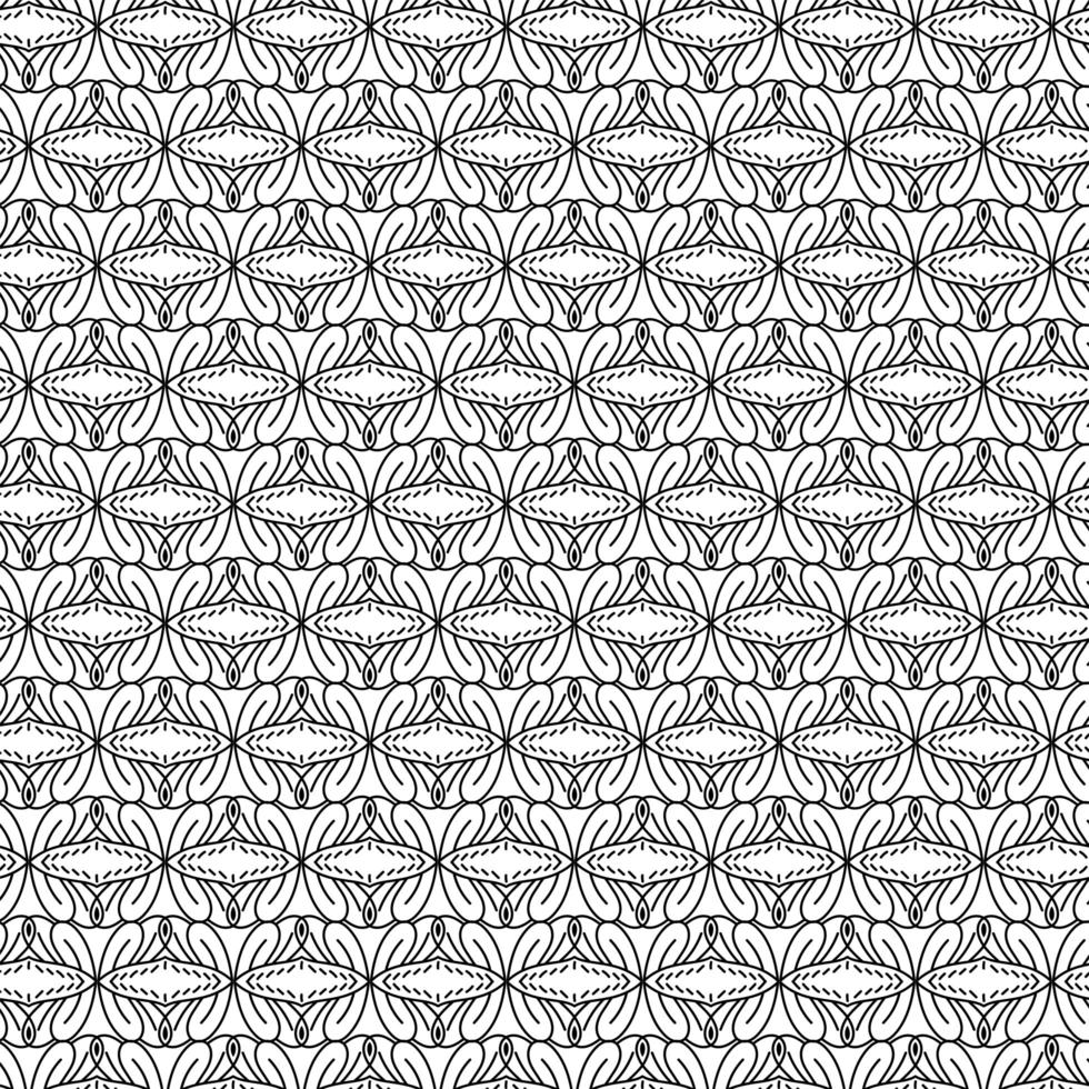 Black and white pattern background vector