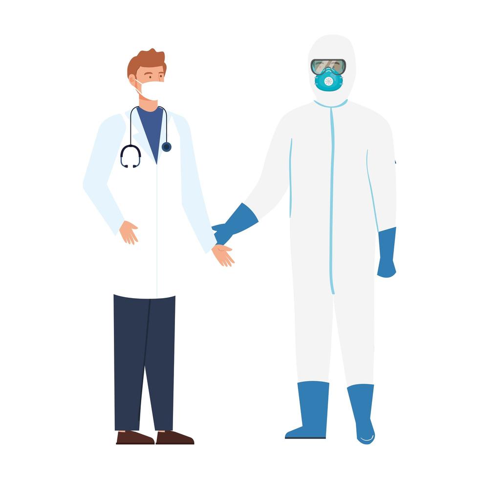 Health care workers vector