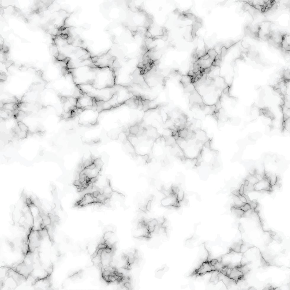 Marble texture design seamless pattern, black and white vector