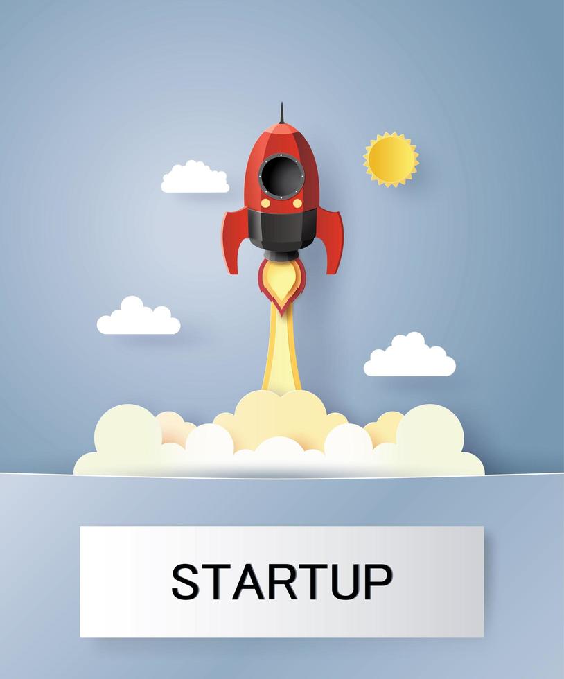 Start up business concept vector