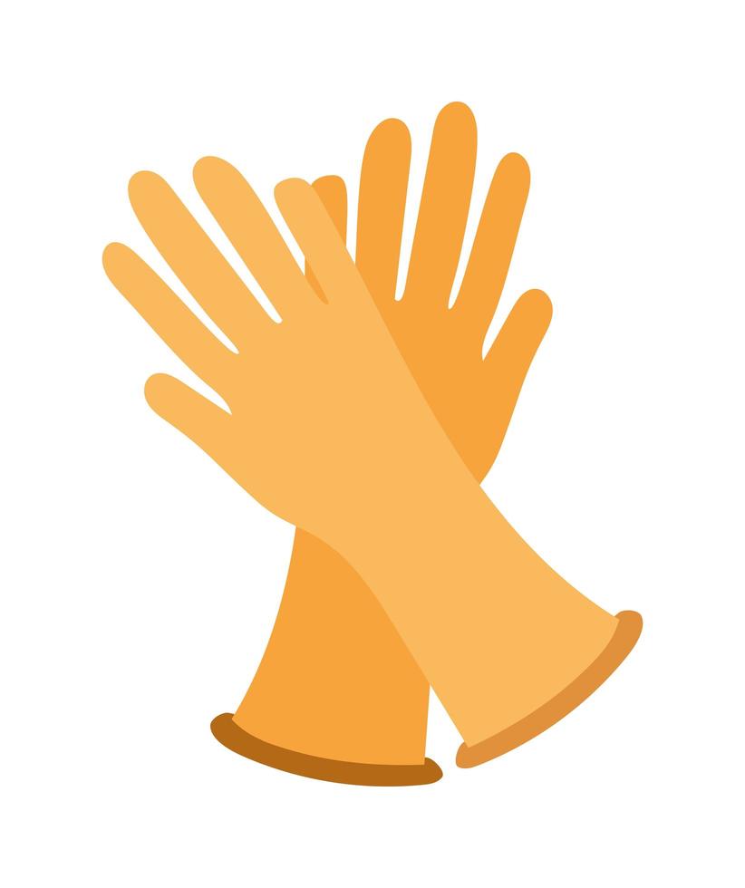 Isolated gloves icon design vector