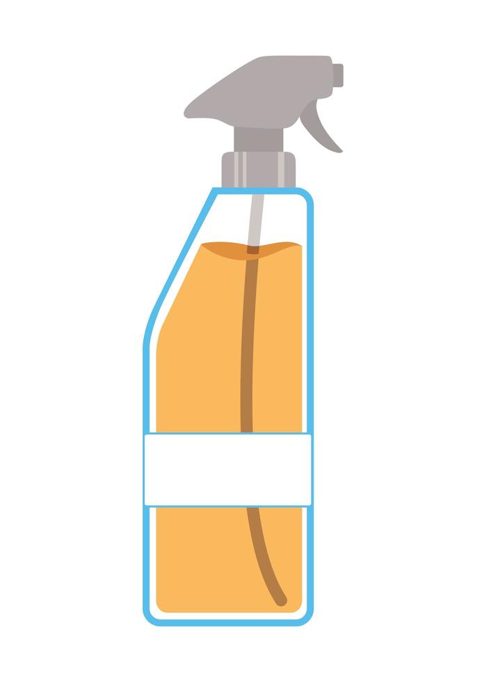 diseño de botella de spray aislado vector