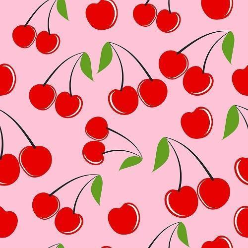 Cherry Fruits Seamless Background Pattern vector