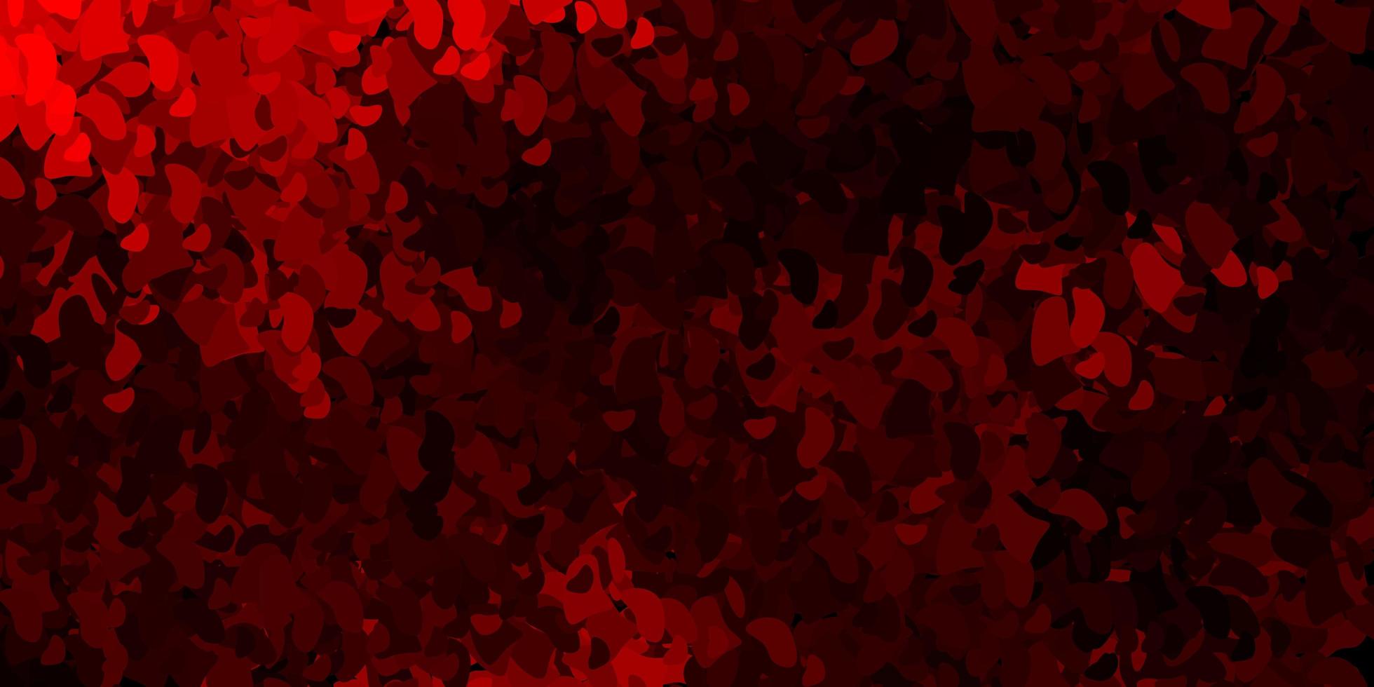 Dark red texture with shapes. vector