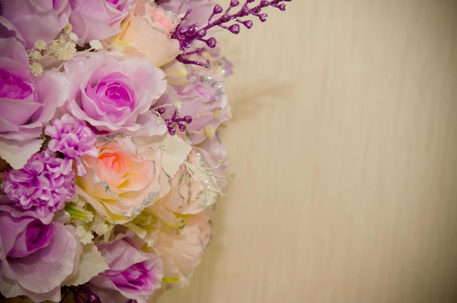 Floral bouquet on a white background photo