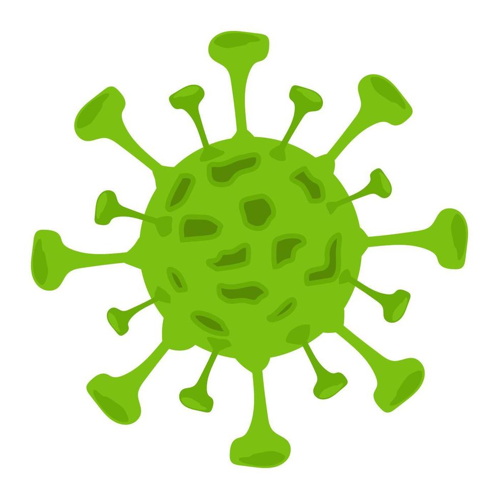 Green Coronavirus Disease Icon vector