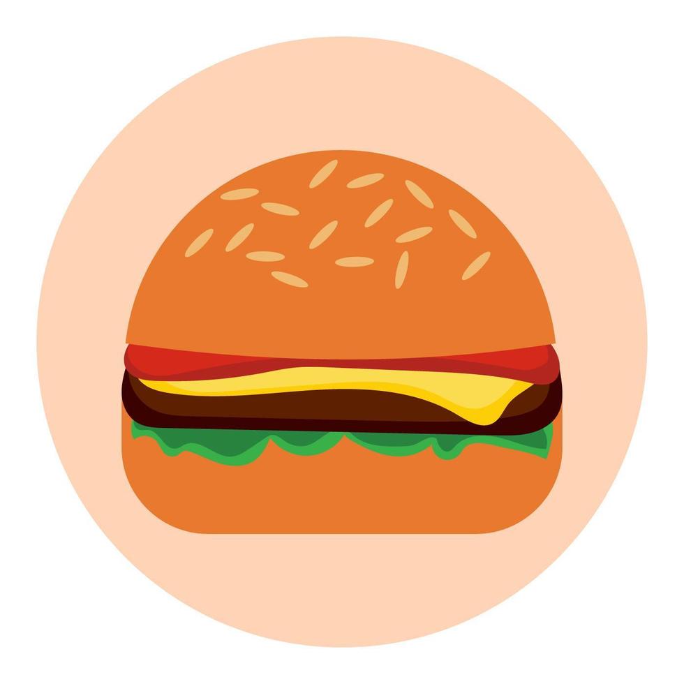 Fast Food Burger vector