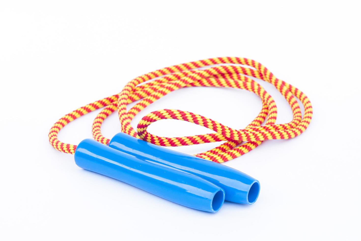 Skipping rope with plastic handles photo