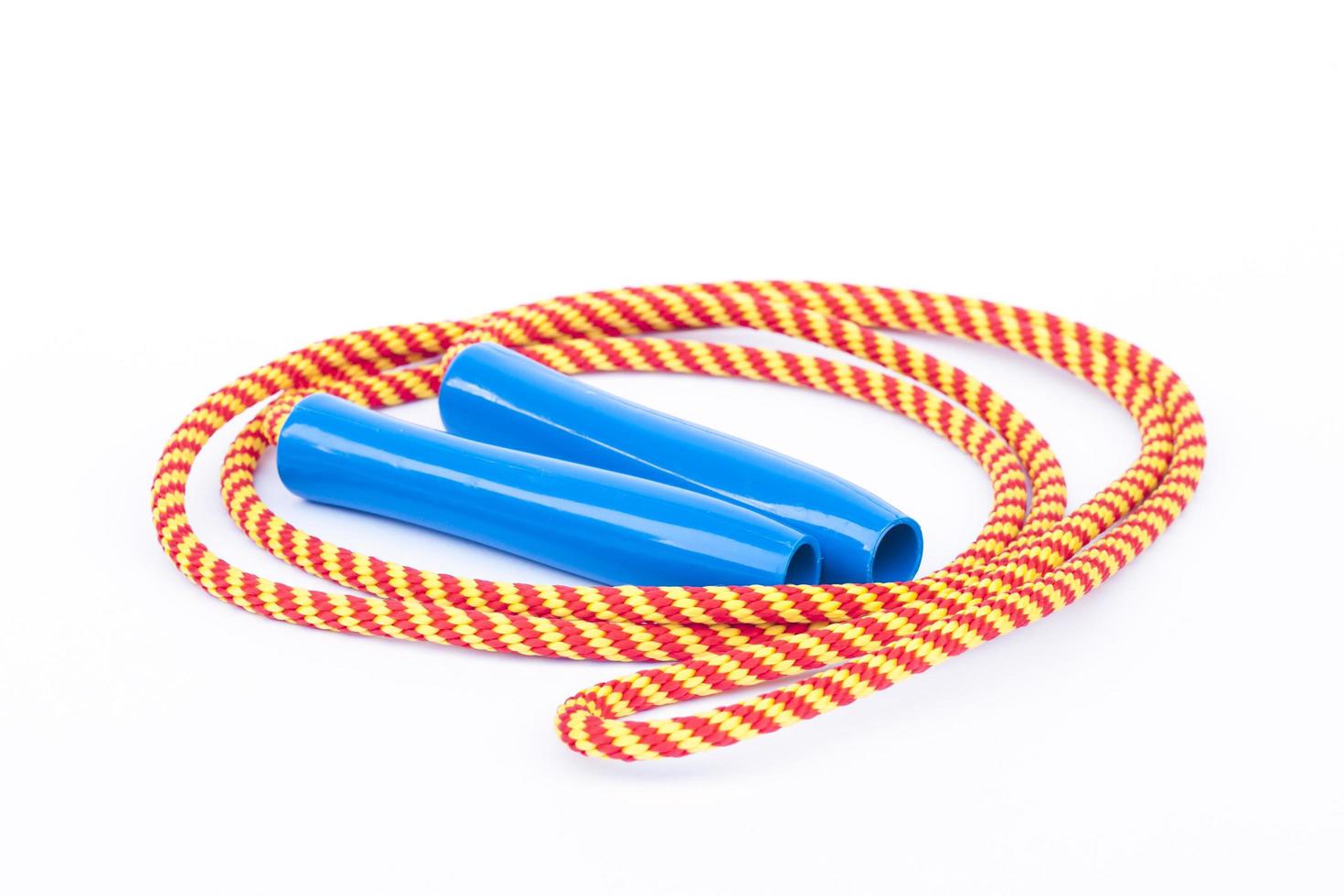 Skipping rope isolated on a white background photo