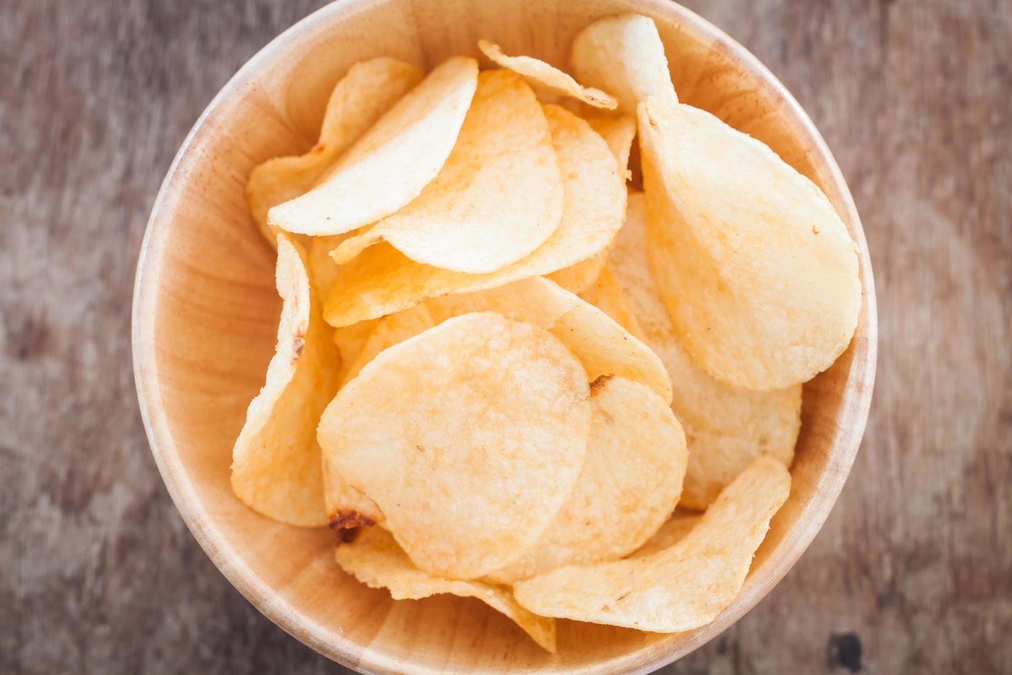 Top view of chips photo