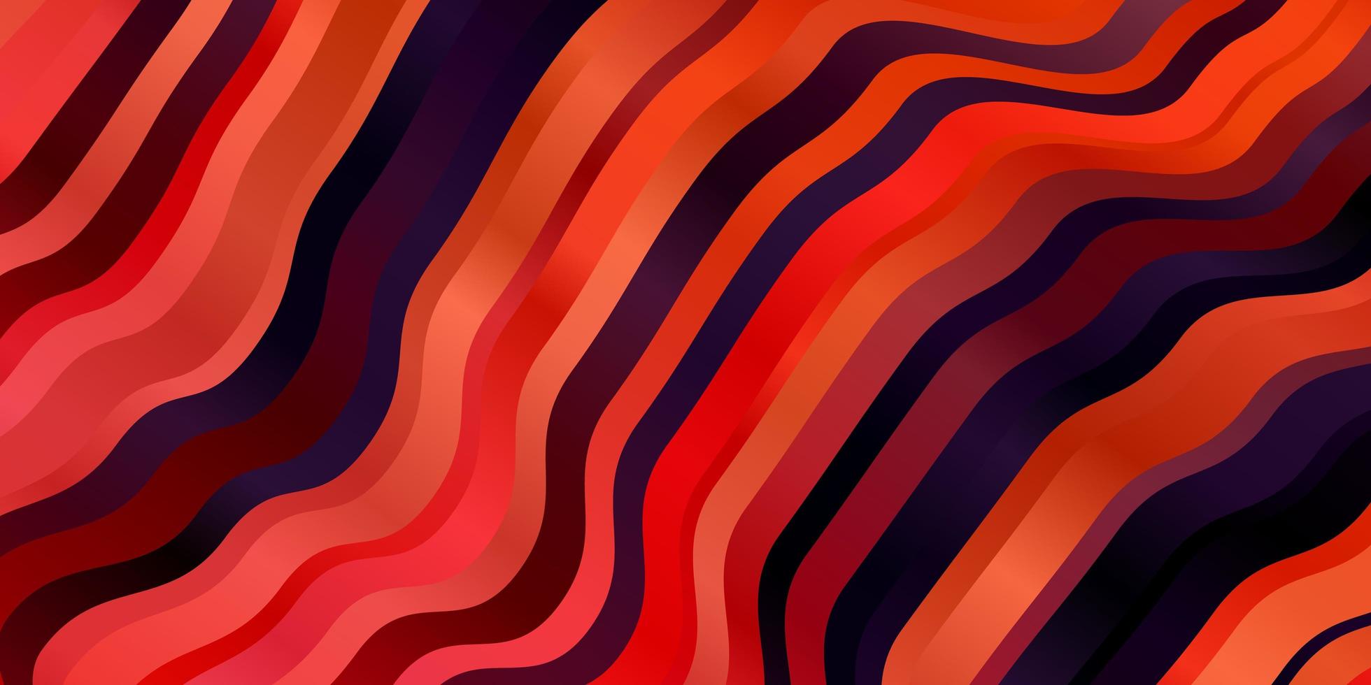 fondo rojo con líneas curvas. vector