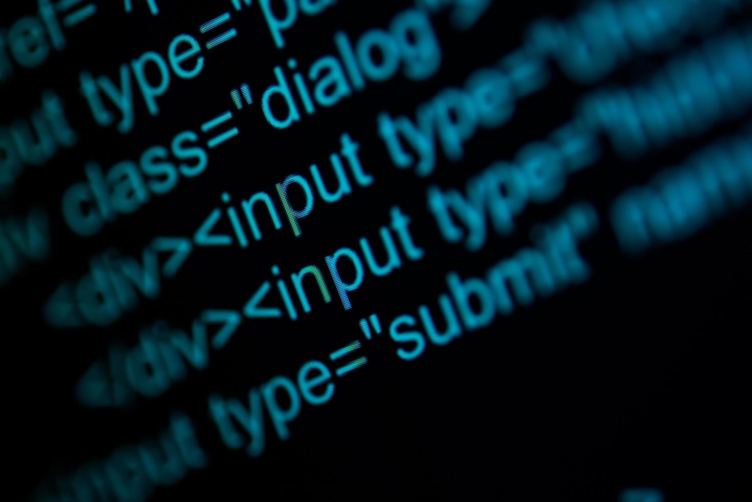 Programming code technology background photo