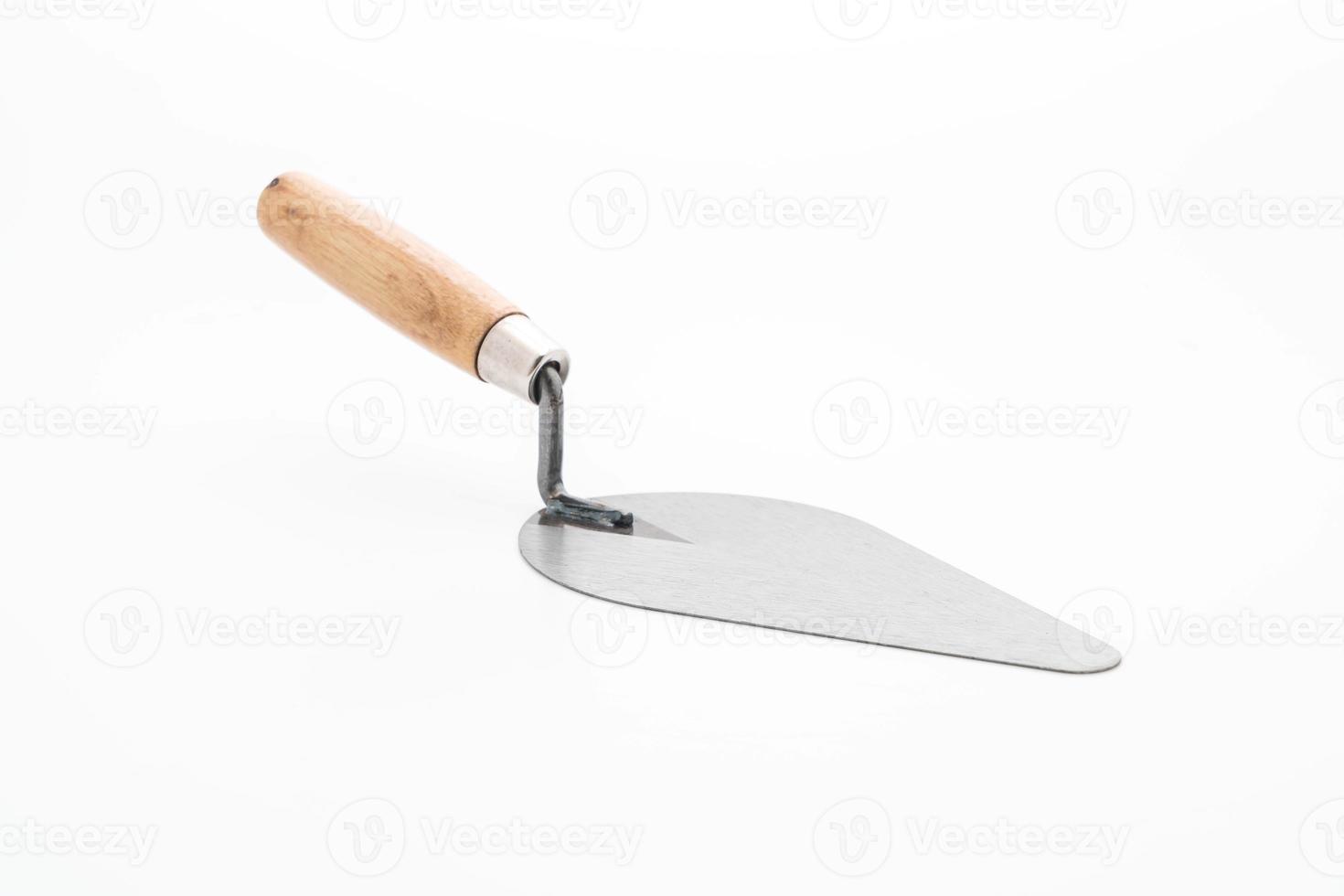 Garden trowel on white background photo