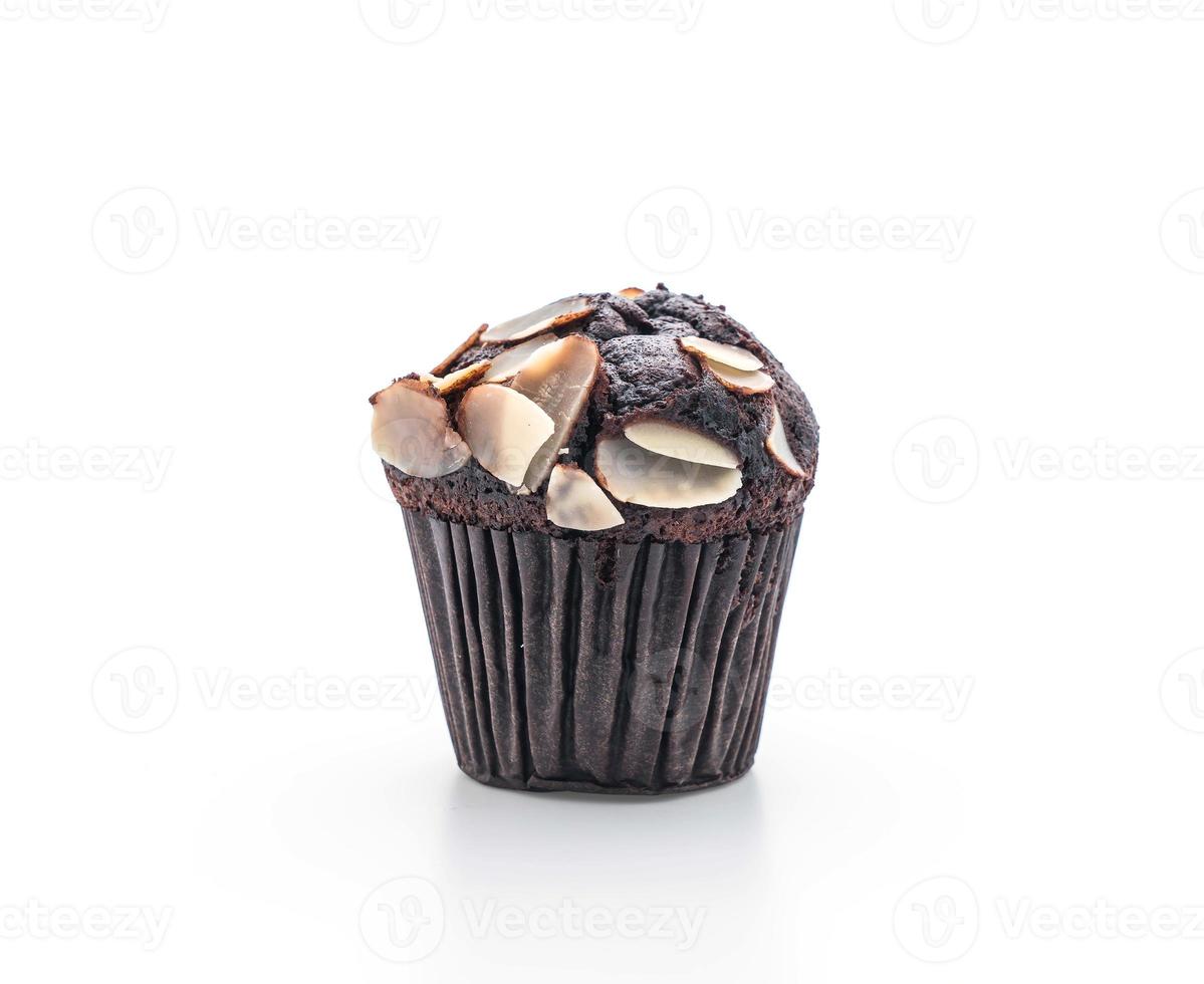 Dark chocolate cup cake photo