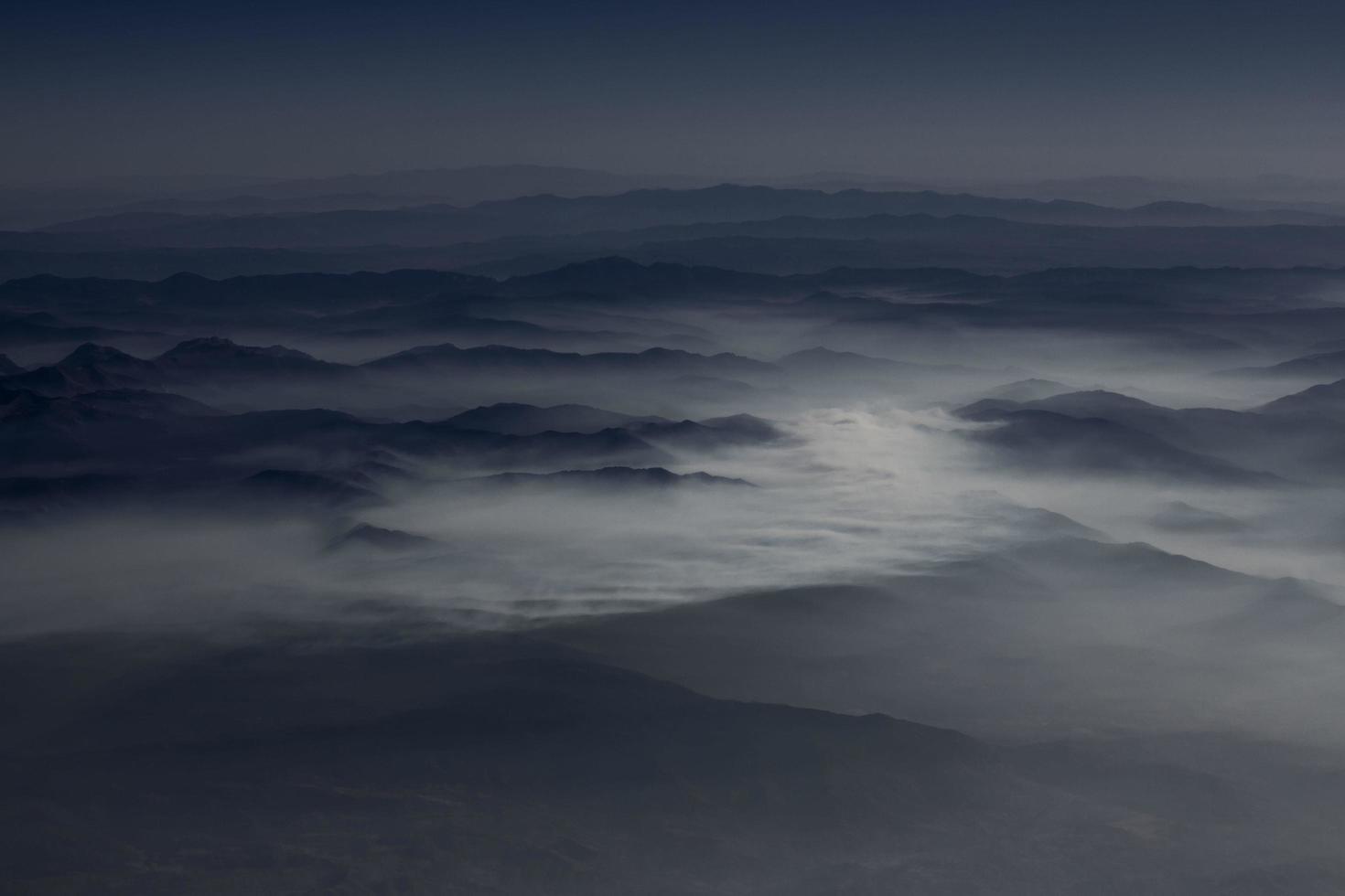 Clouds over Yosemite National Park photo