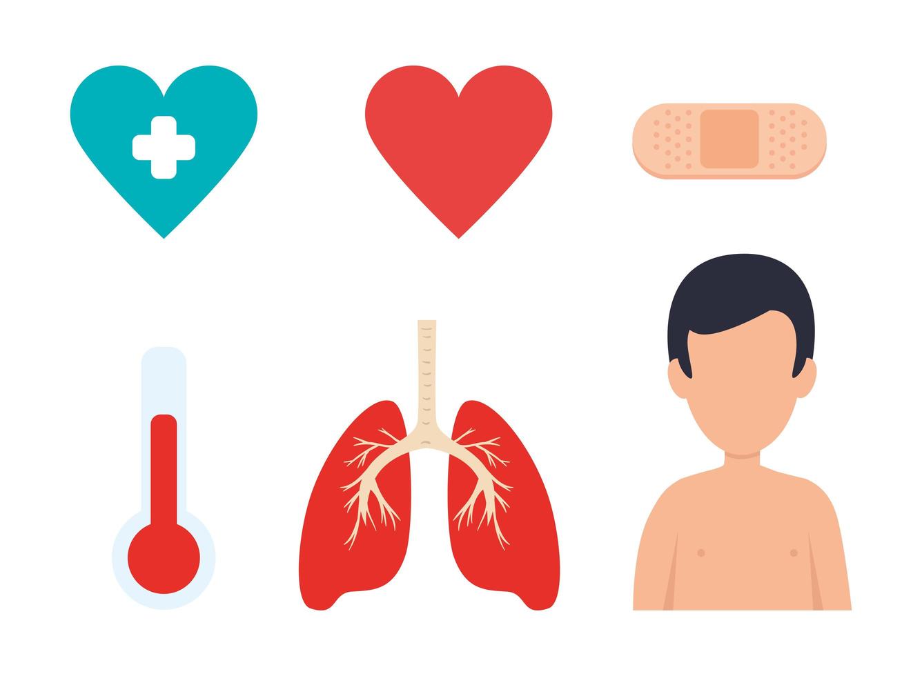 Medical icon set vector