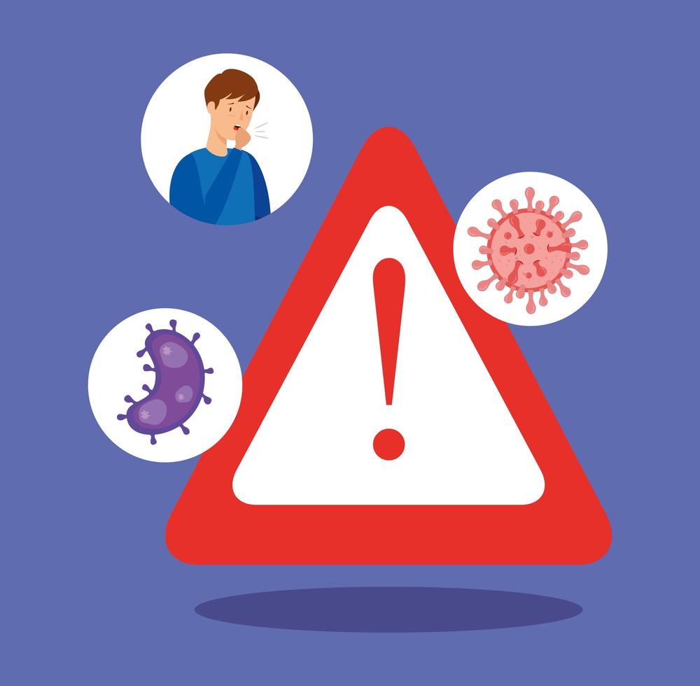 Coronavirus medical banner vector