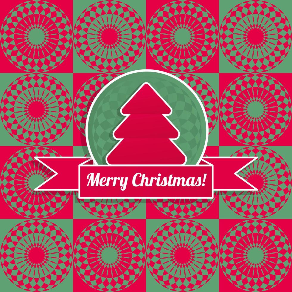 Christmas and new year retro colors background. vector