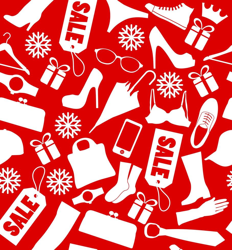 Christmas and new year sale background. vector