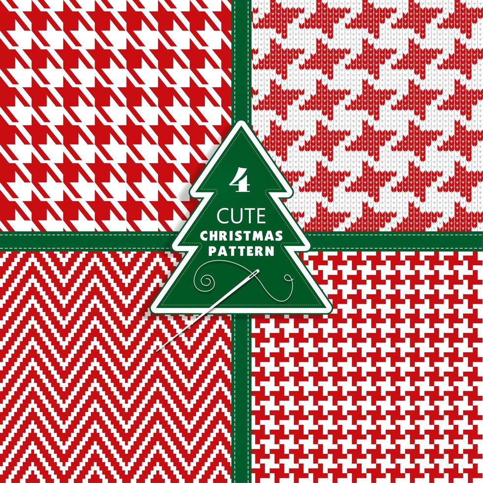 textura de Navidad de moda perfecta. vector