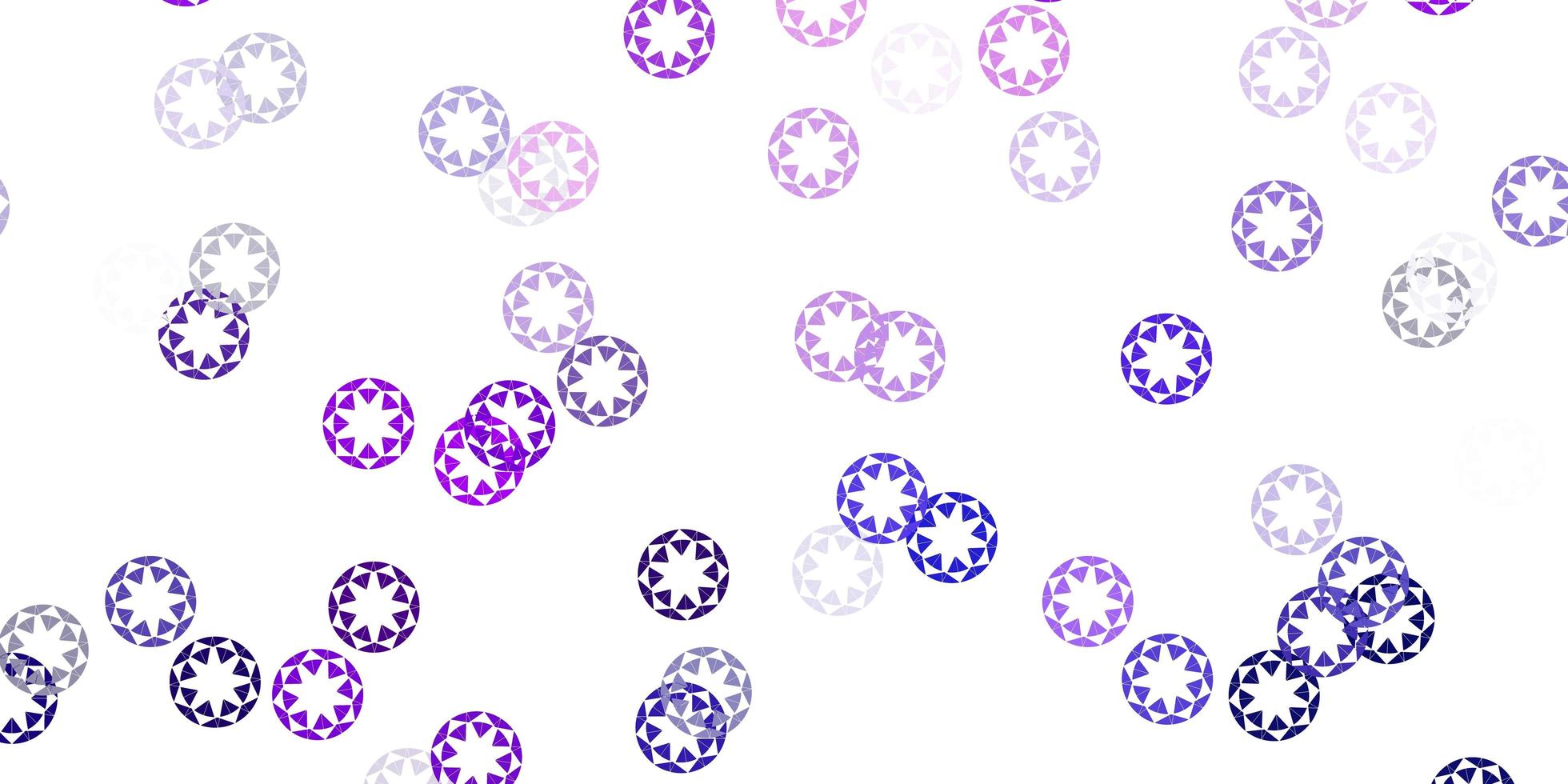 Light purple, pink vector pattern with spheres.