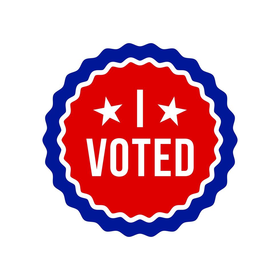 USA Vote Text. Vector Illustration of Presidential Election Day USA Debate of President Voting 2020. Election Banner Design. Political Flyer Vector Election Day