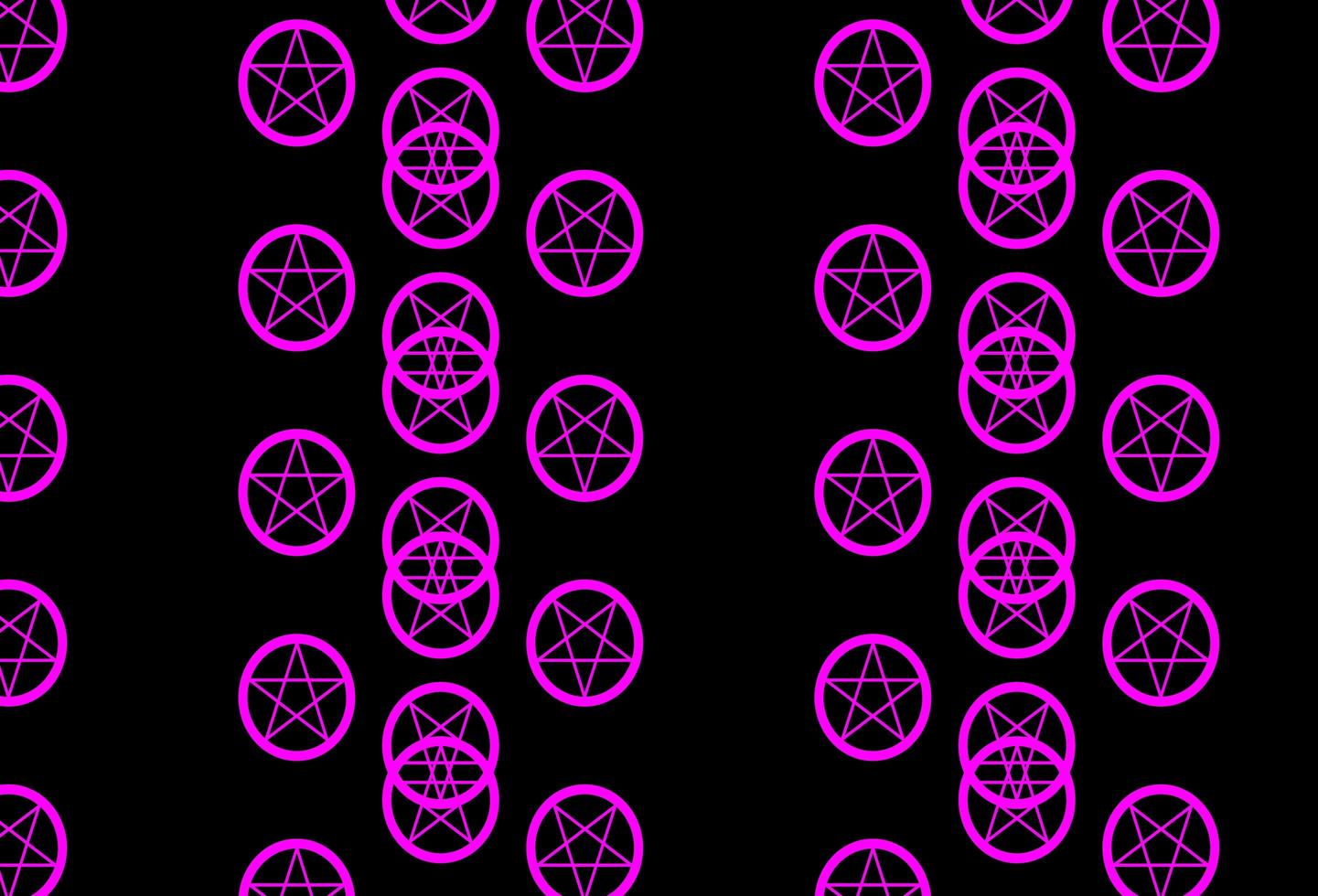 Dark Purple, Pink vector backdrop with mystery symbols.