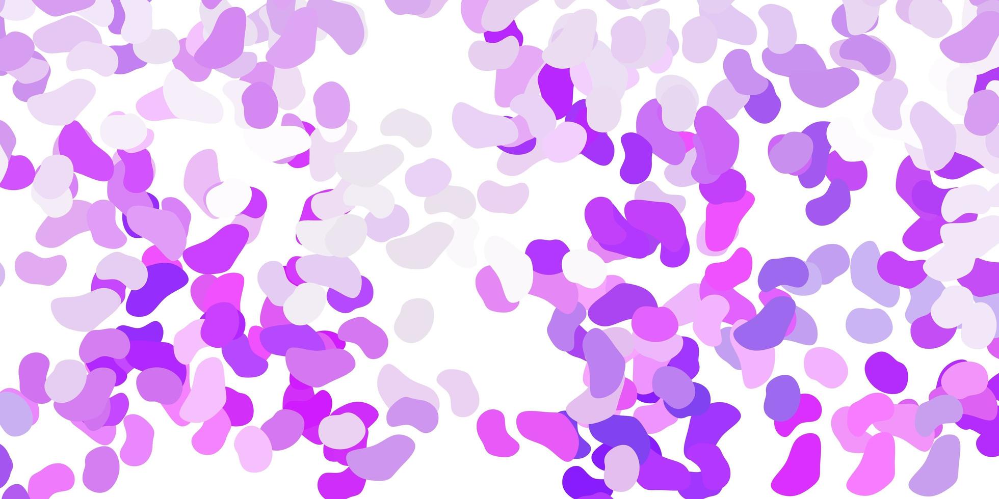 Light purple vector pattern with abstract shapes.