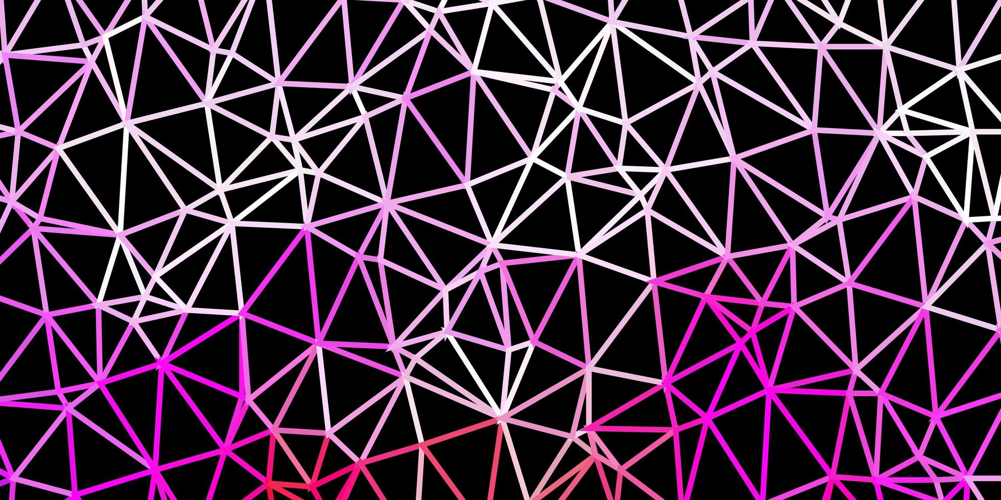 Light purple, pink vector gradient polygon layout.