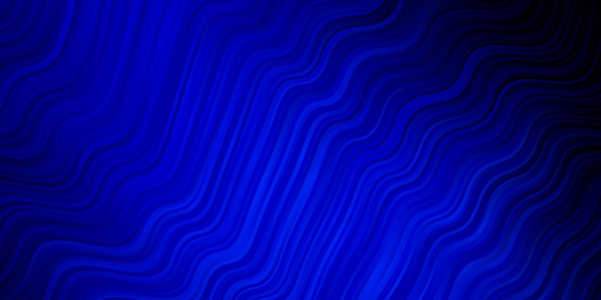 Dark BLUE vector pattern with lines.