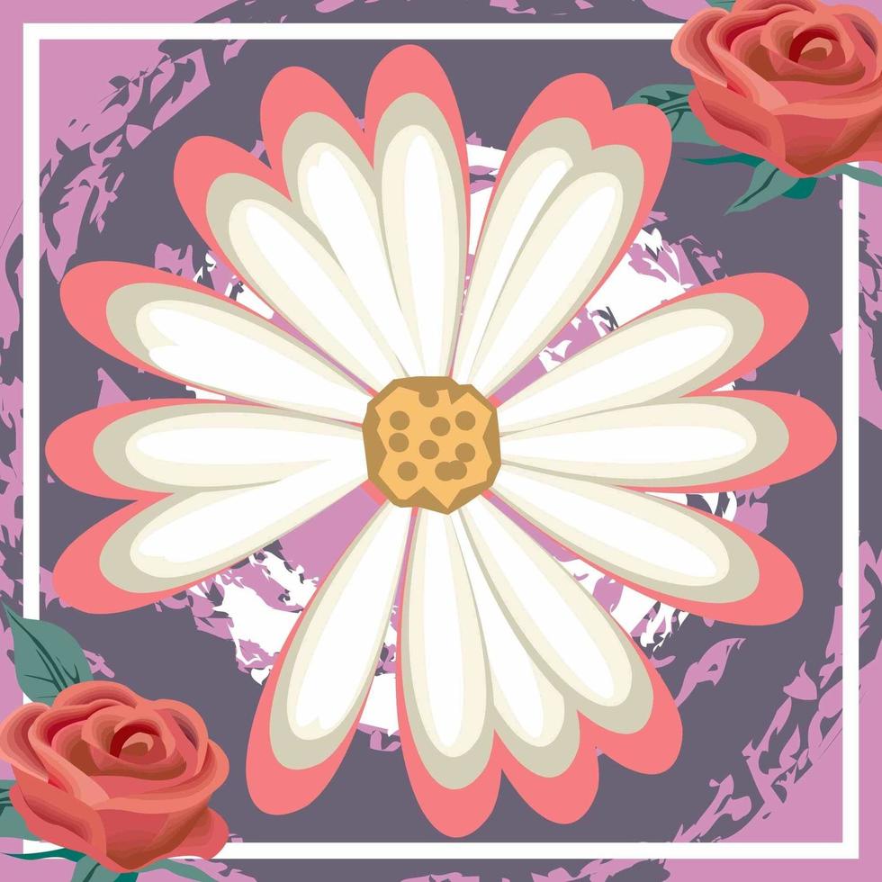 Abstract scarf pattern design for hijab vector