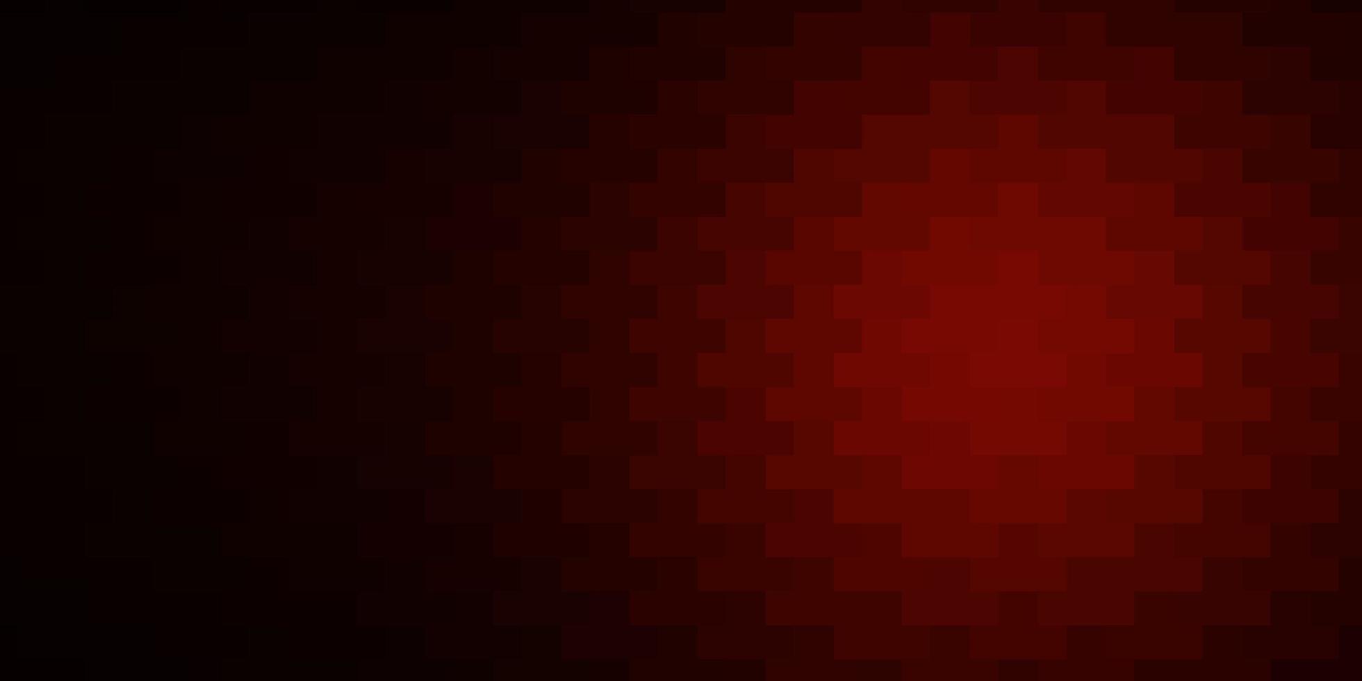 Dark Red vector background with rectangles.