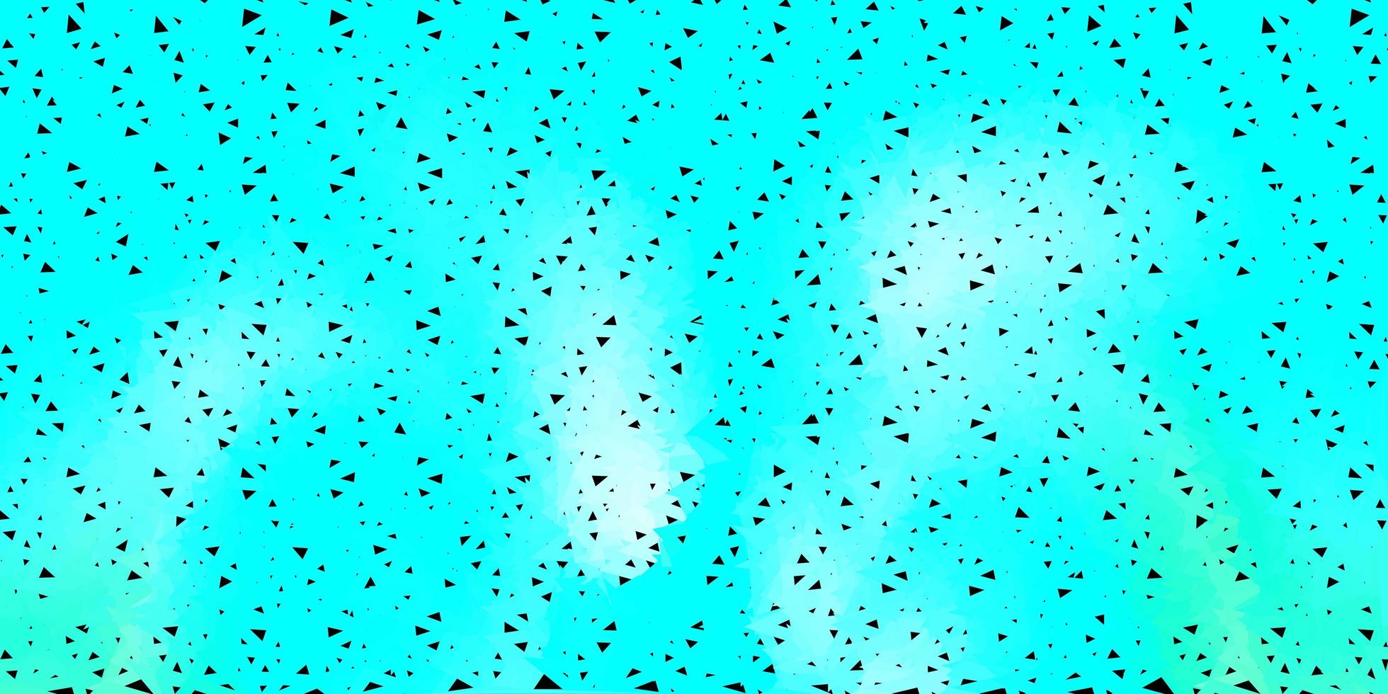 patrón poligonal de vector azul claro, verde.