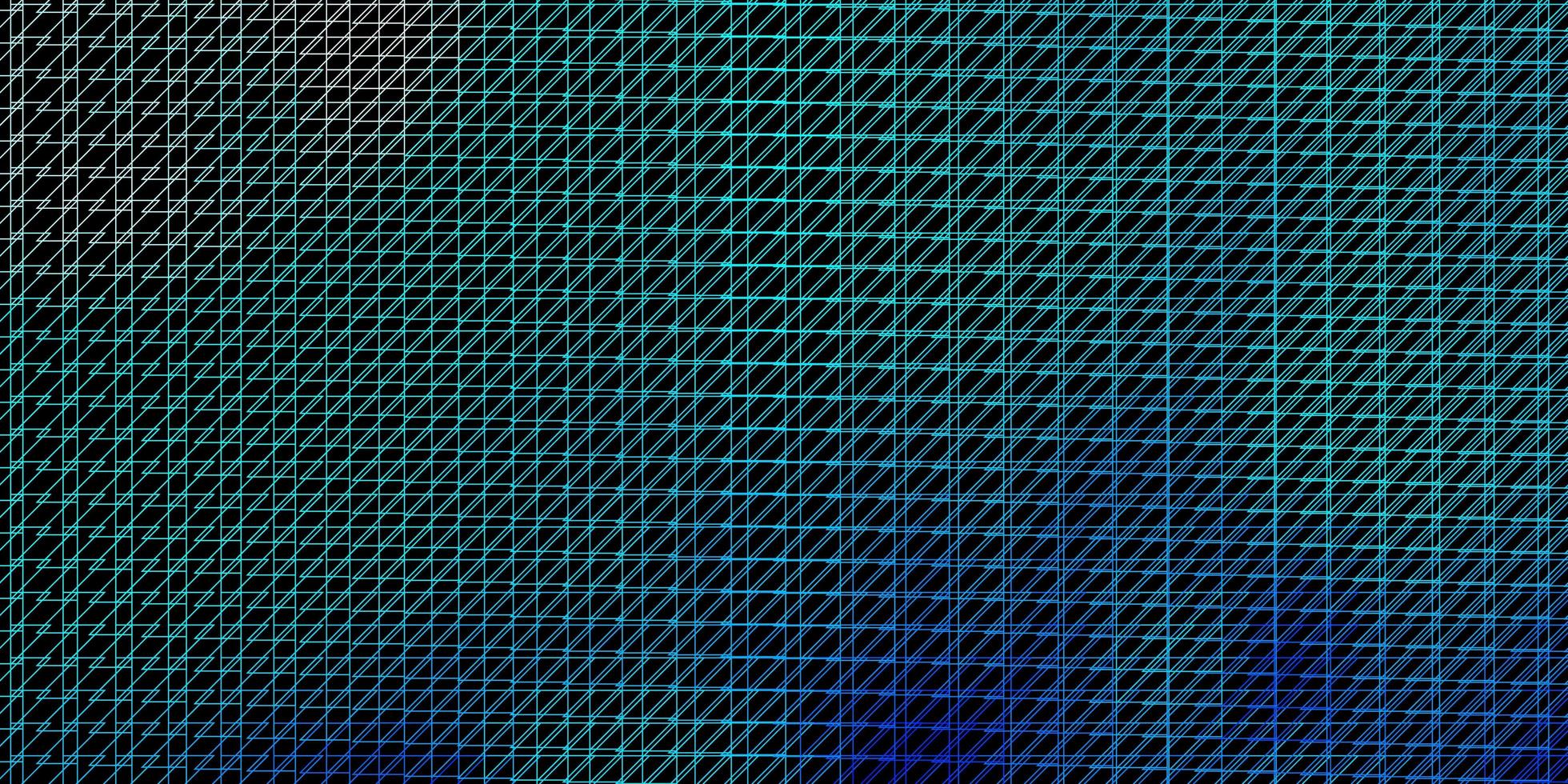 Dark BLUE vector background with lines.