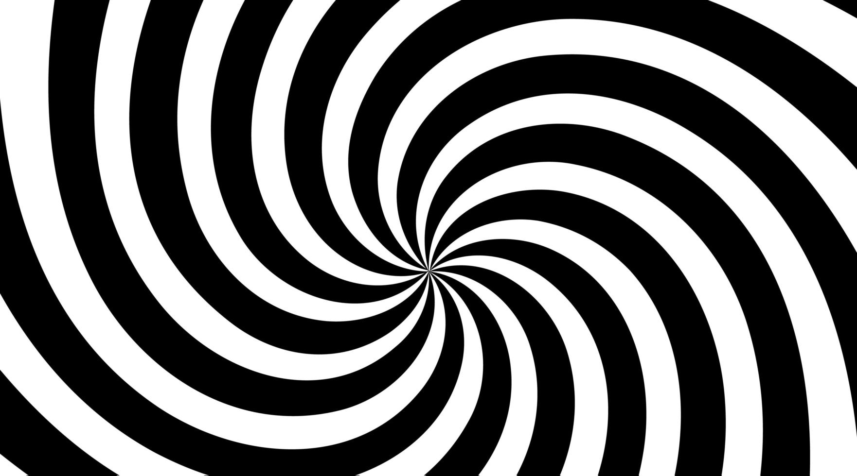 Fondo radial de remolino espiral blanco y negro. fondo de vórtice y hélice. ilustración vectorial vector