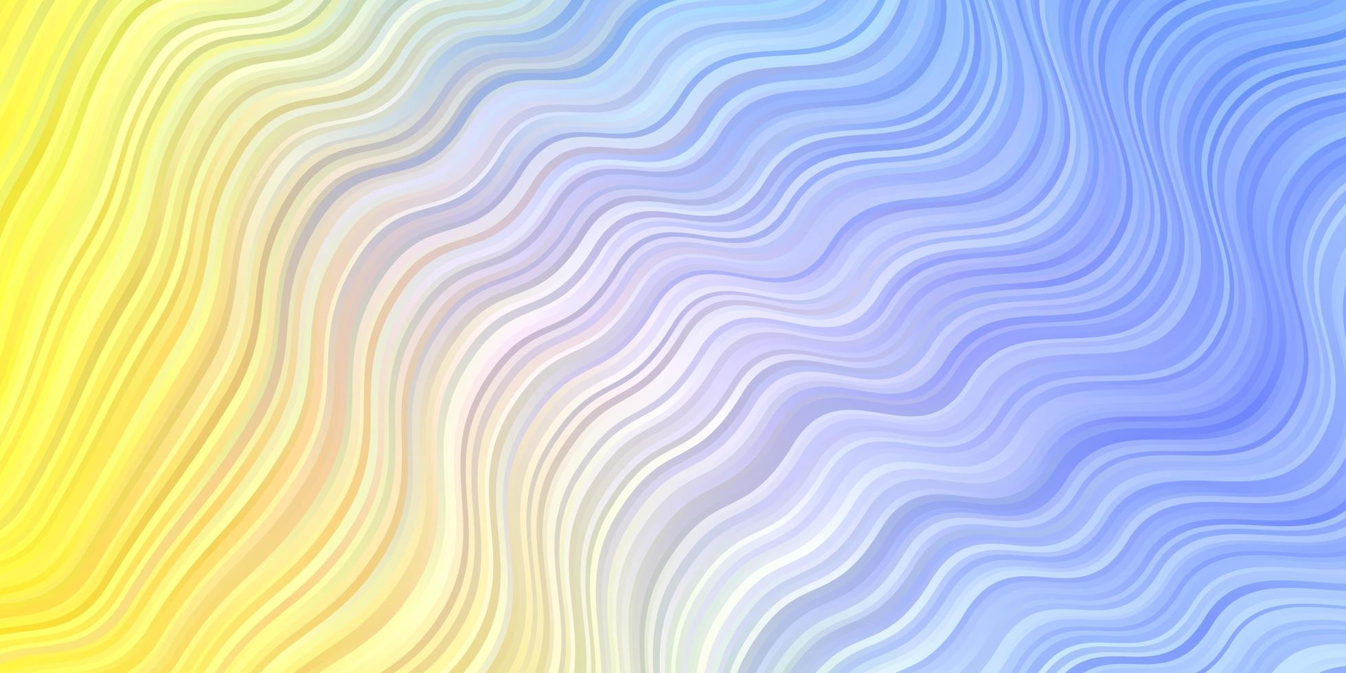 Light Multicolor vector backdrop with bent lines.