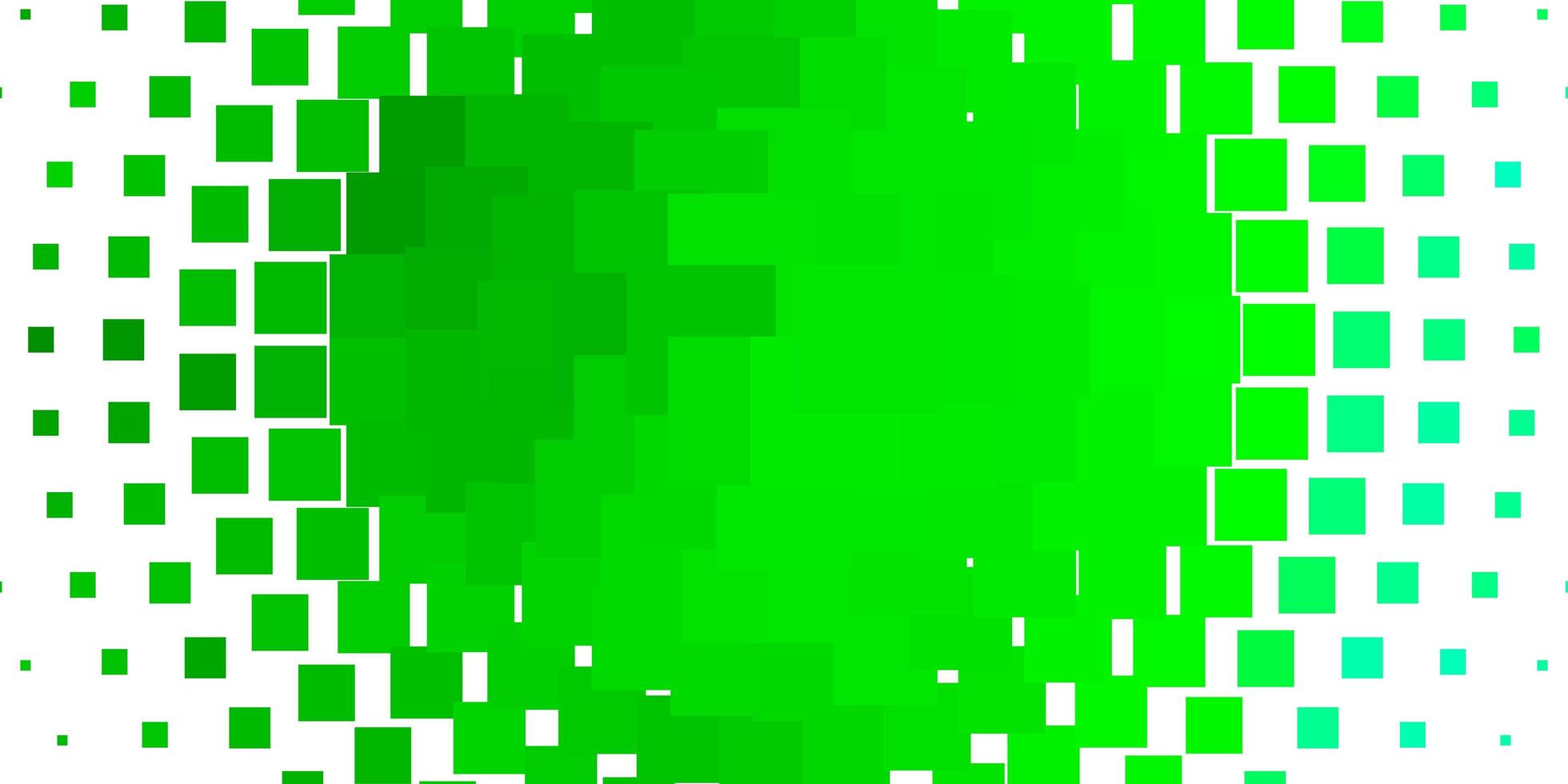 Light Green vector template in rectangles.