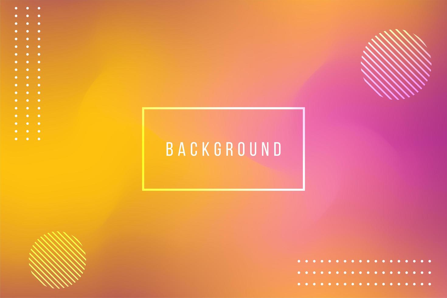 pink yellow degraded background vector