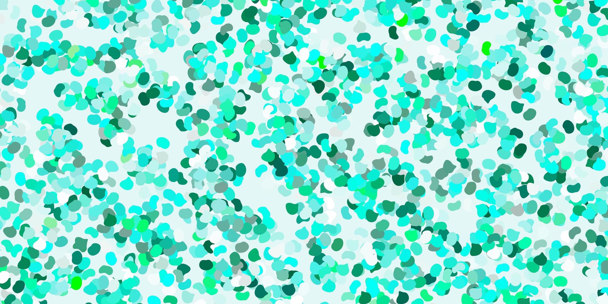 Light green vector background with random forms.
